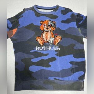 BKYS  bear urban camo ruthless sweater.